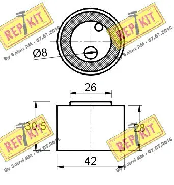 Tensioner Pulley, timing belt