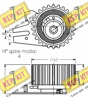 Tensioner Pulley, timing belt