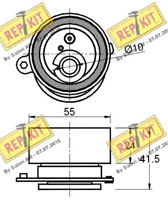 Tensioner Pulley, timing belt
