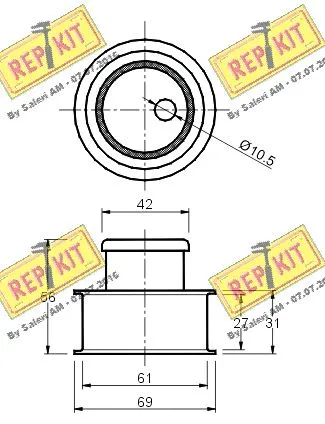 Tensioner Pulley, timing belt