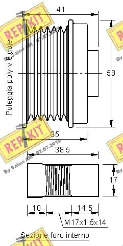 Alternator Freewheel Clutch