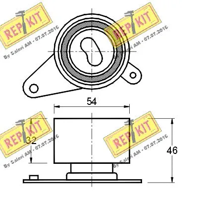 Tensioner Pulley, timing belt