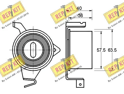 Tensioner Pulley, timing belt