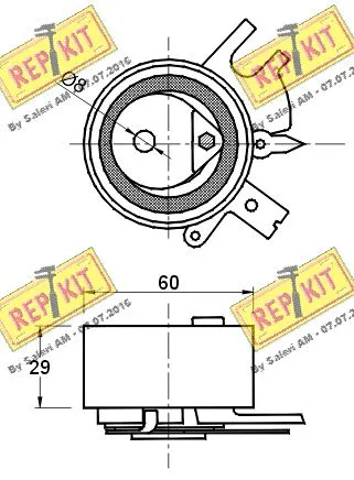 Tensioner Pulley, timing belt