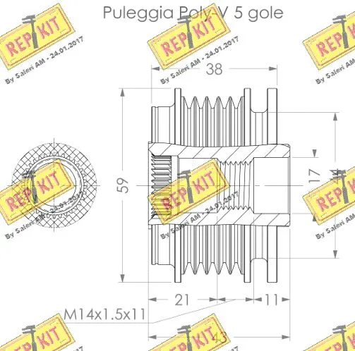 Alternator Freewheel Clutch