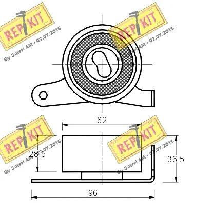 Tensioner Pulley, timing belt