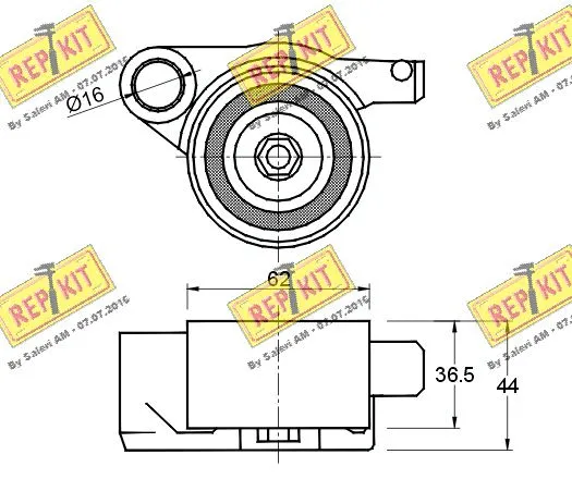 Tensioner Pulley, timing belt