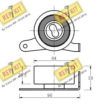 Tensioner Pulley, timing belt