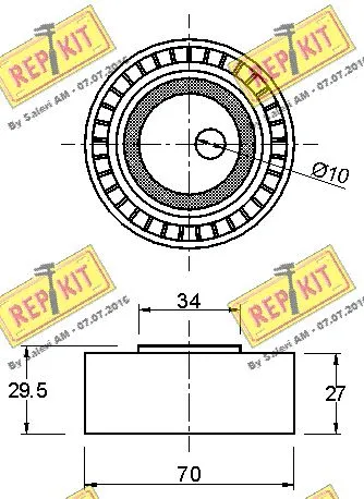 Belt Tensioner, V-ribbed belt