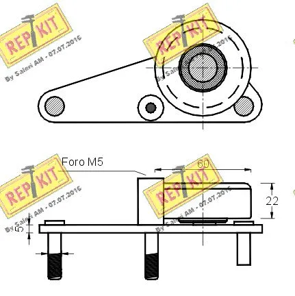 Belt Tensioner, V-ribbed belt