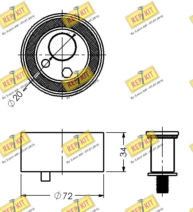Tensioner Pulley, timing belt