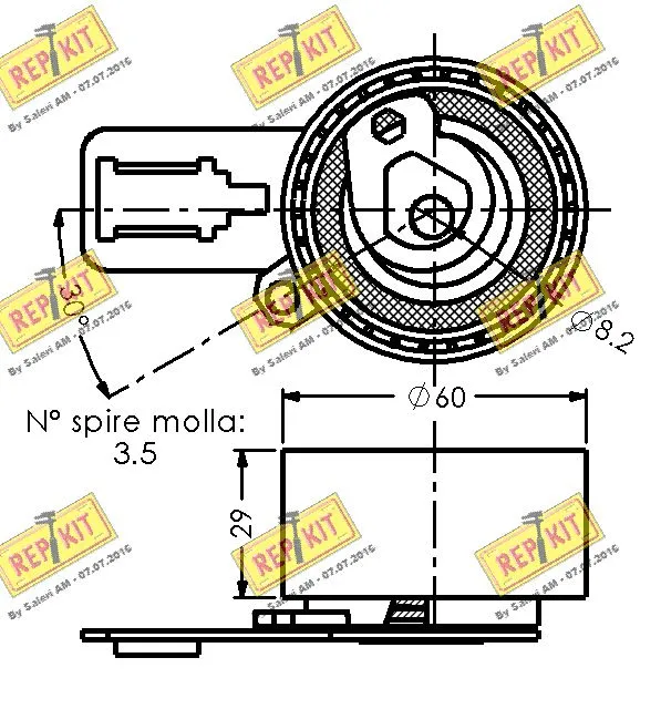 Tensioner Pulley, timing belt