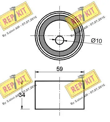 Tensioner Pulley, timing belt