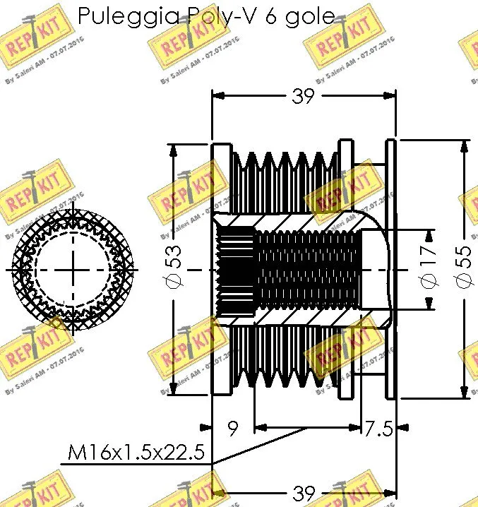 Alternator Freewheel Clutch