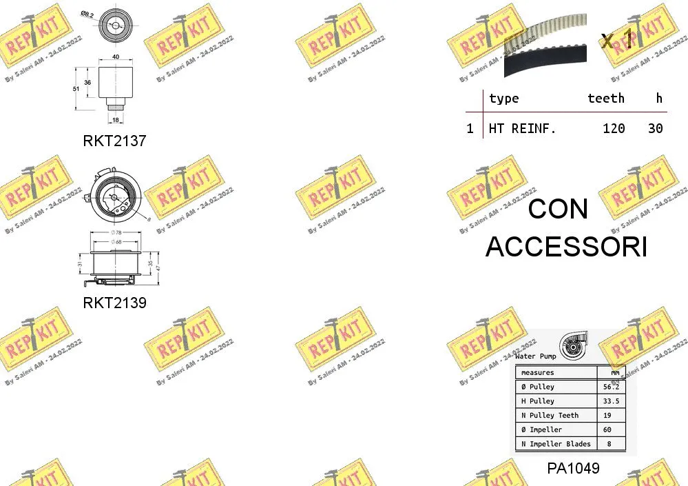 Water Pump & Timing Belt Kit