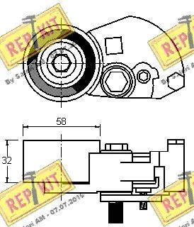 Tensioner Pulley, timing belt