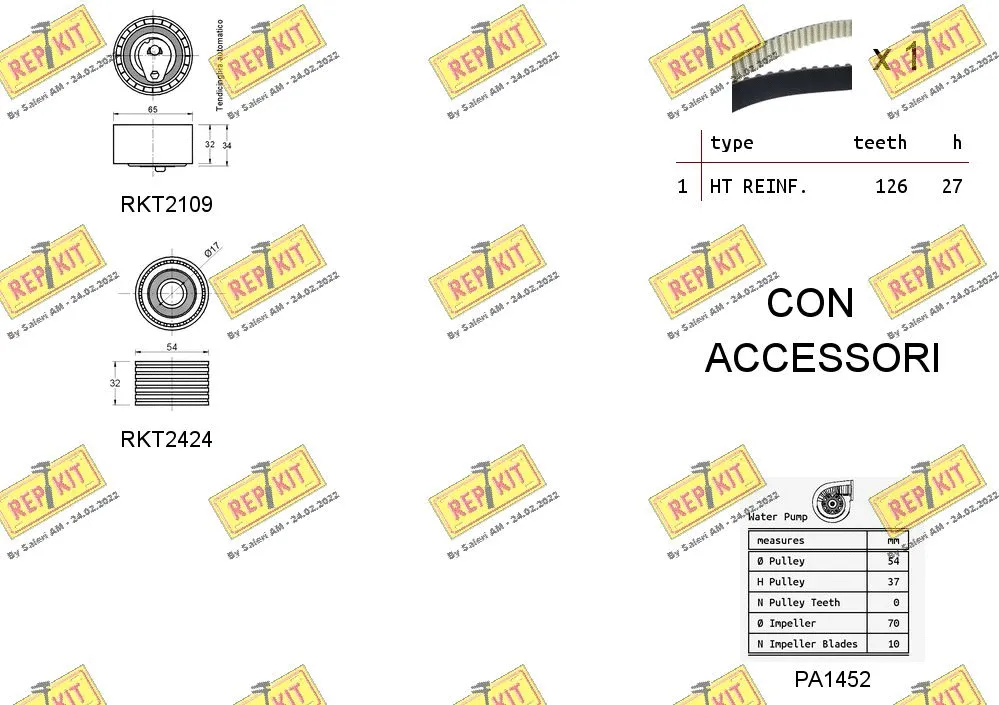 Water Pump & Timing Belt Kit