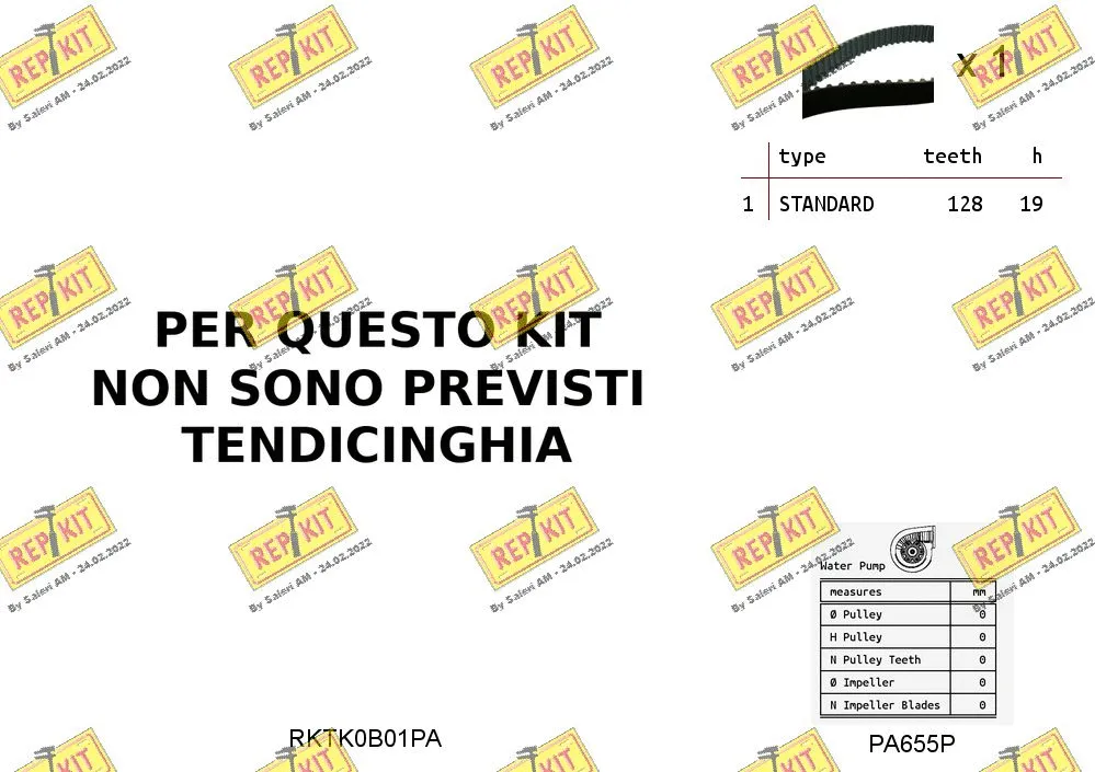 Water Pump & Timing Belt Kit
