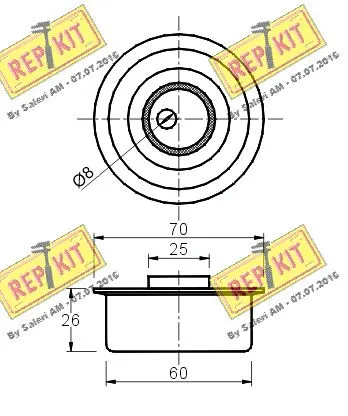 Tensioner Pulley, timing belt