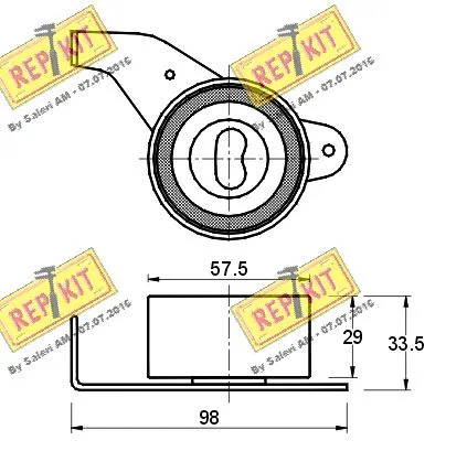 Tensioner Pulley, timing belt