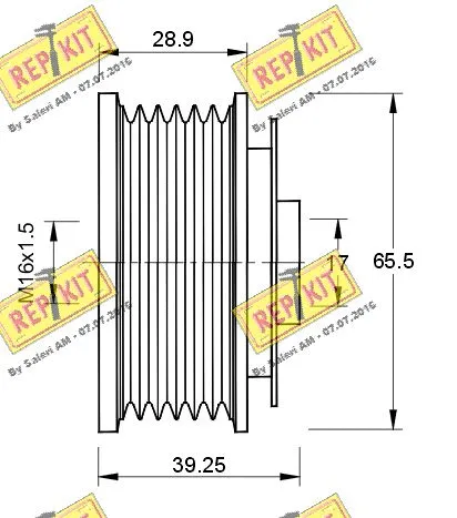 Alternator Freewheel Clutch