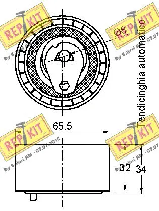 Tensioner Pulley, timing belt
