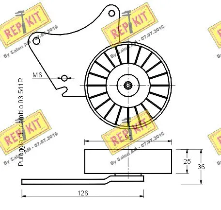 Belt Tensioner, V-ribbed belt
