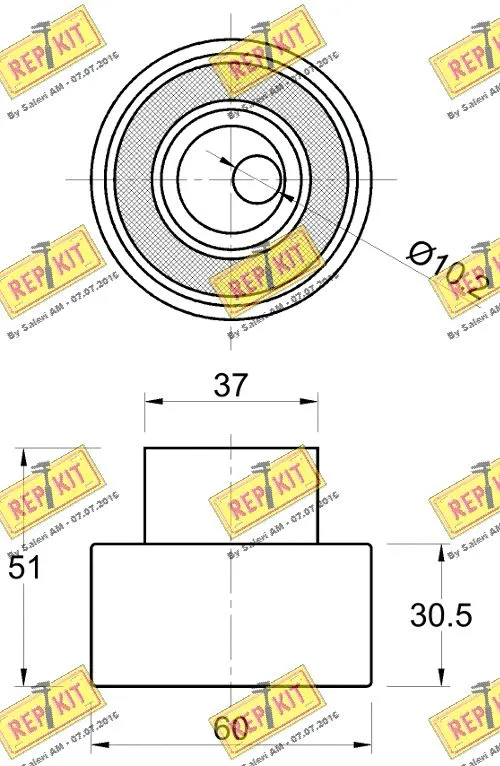 Tensioner Pulley, timing belt