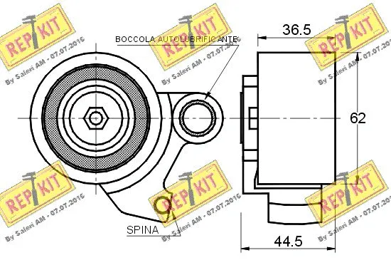 Tensioner Pulley, timing belt