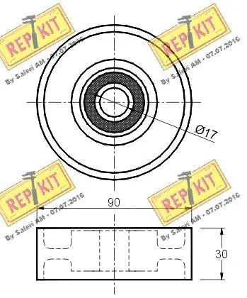 Belt Tensioner, V-ribbed belt