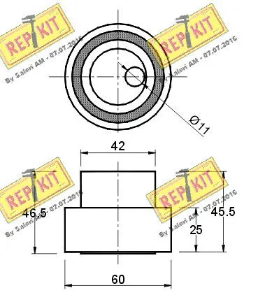 Tensioner Pulley, timing belt