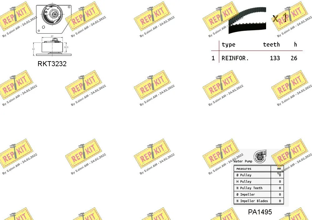 Water Pump & Timing Belt Kit