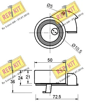 Tensioner Pulley, timing belt