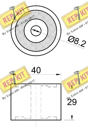 Deflection/Guide Pulley, timing belt
