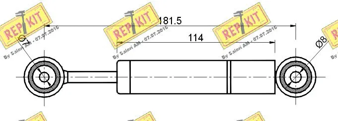 Vibration Damper, V-ribbed belt