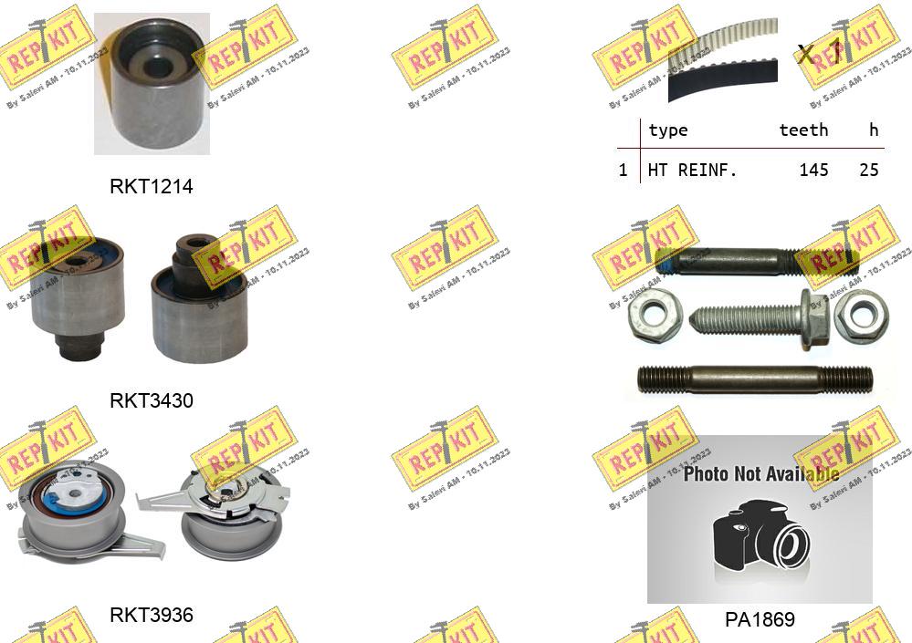 Water Pump & Timing Belt Kit (RKTK1290PA3)