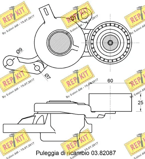 Deflection/Guide Pulley, timing belt