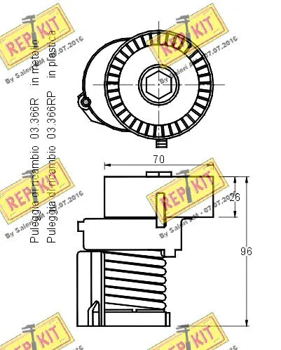 Belt Tensioner, V-ribbed belt