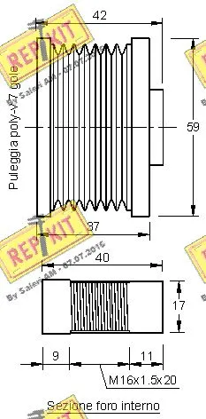 Alternator Freewheel Clutch