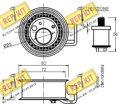 Tensioner Pulley, timing belt