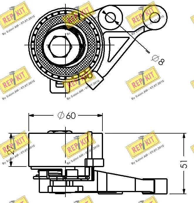 Tensioner Pulley, timing belt