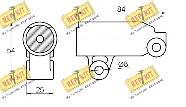 Vibration Damper, timing belt
