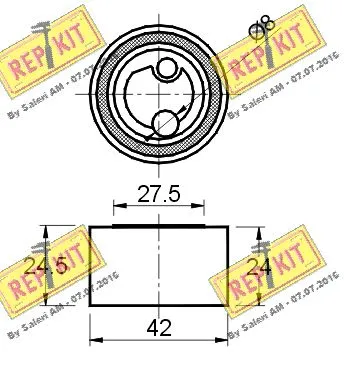 Tensioner Pulley, timing belt