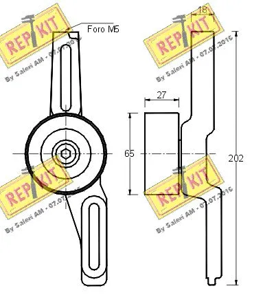 Belt Tensioner, V-ribbed belt