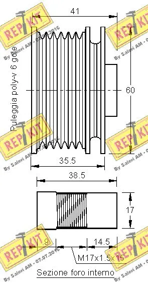 Alternator Freewheel Clutch