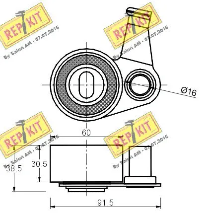 Tensioner Pulley, timing belt