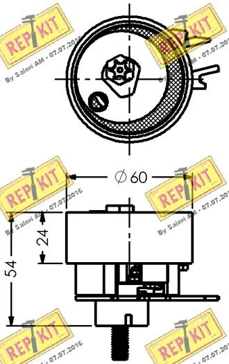 Tensioner Pulley, timing belt