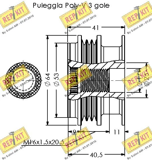 Alternator Freewheel Clutch