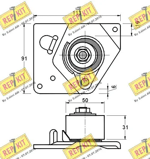 Tensioner Pulley, timing belt