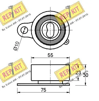 Tensioner Pulley, timing belt